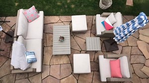Formosa Covers | Premium Outdoor Patio Table Set Cover, NO HOLE for Umbrella | Round 98" Dia. X 41"H | Weatherguard Material | Taupe