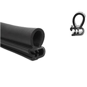 [Hot Item] EPDM Extruded Rubber Sponge Steel Core Composite Profile Seal Strip