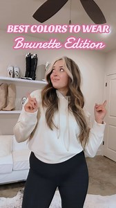 The best colors to wear for brunettes!!💁🏻‍♀️ missed the blonde tik tok? Scroll down on our reels to find it! Shop these outfits instore or online at deltatboutique.com!! #brunette #colors #ootd #winterfashion | Delta T Boutique