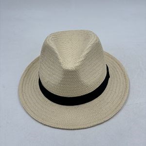 [Hot Item] Fancet Packable Straw Fedora Panama Sun Summer Beach Cuban Trilby Men Hat