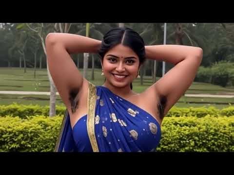 A Beautiful Woman with Hairy Armpits Walking Gracefully 💃