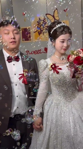😱🥺 Chinese bride fulfills the bride's dream #wedding #china #viral