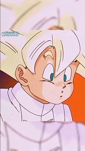 Gohan blow out his birthday cake 🎂 #dragonball #dbz #shorts