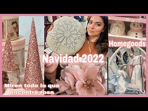 NAVIDAD 2022 🩰DECORACIÓN DE HOMEGOODS. Encontré cosas increíbles.
