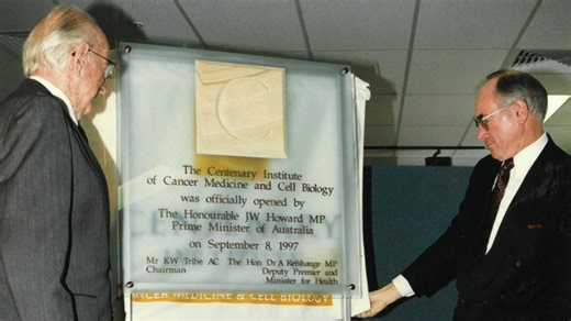 The Centenary Institute initially operated out of an 1880s building...