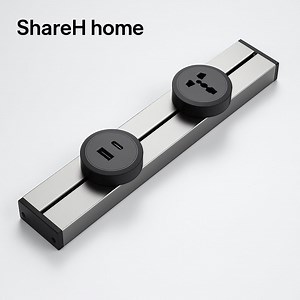 [Hot Item] Smart Modular Sliding Track Power Socket with USB & Universal Outlets