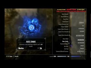 Skyrim - Conjuration 100 Demonstration