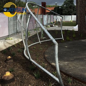 [Hot Item] Balcony/Veranda Stair System Decorative Stainless Steel Cable Mesh Fence