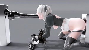 2B ANAL - HUGE DILDO