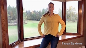 Watch Dressy Blouse / Casual Long Sleeve Button Down Shirts for Women on Amazon Live