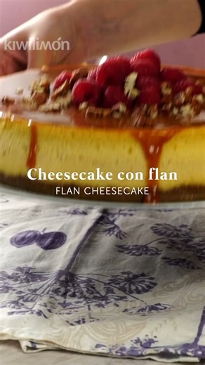 Cheesecake Flan Cake 🍮✨ | kiwilimón recipes