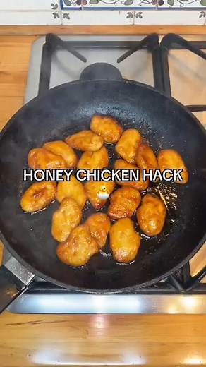 HONEY CHICKEN HACK 🍯 #honey #honeychicken #nuggets #cookinghacks | Cuisine en Solo