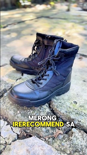 Lightweight Tactical Boots Unisex!🔥 #shorts #short #fyp #tacticalboots #ShopeexYoutubeShopping