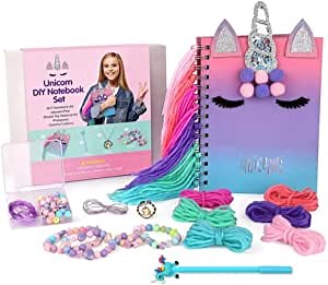 Amazon.com: Snug Vibes Unicorn Notebook – Cute Kids Journal – DIY Notebook for Girls with Ballpen, Beads for Bracelet – Spiral Bound Unicorn Diary – 3D Design – Rainbow Color - Kids Notebook : Toys & Games
