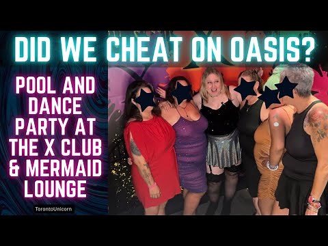 Did we CHEAT on Oasis Aqualounge?! Our FIRST pool party at X Club & Mermaid Lounge sex club *vlog*