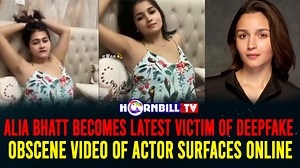 Alia Bhatt Becomes Latest Victim Of Deepfake Obscene Video Of Actor Surfaces Online #deepfake #techno #app #AliaBhatt #victim #artificialIntelligence | HornbillTV