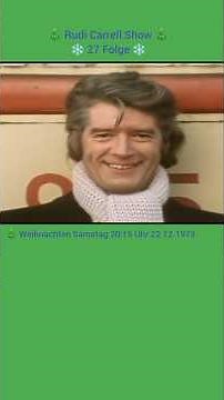 🎄 Rudi Carrell Show ✅ 1973 Weihnachten ⛄ Christkind ❄️ Heiligenacht Stillenacht Weihnachtsbaum ❤️
