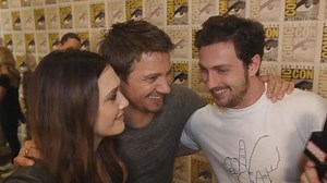 Elizabeth Olsen and Aaron Taylor-Johnson on Being Avengers Newbies at Comic-Con