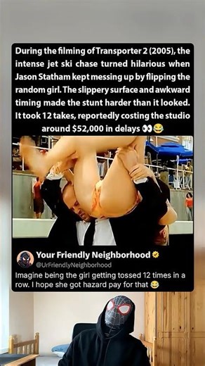 During the filming of Transporter 2 (2005), Jason Statham kept messing up