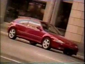 1992 HONDA civic ad