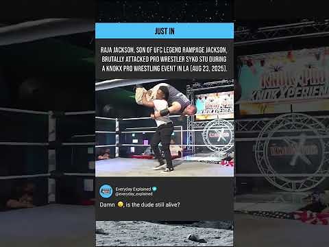 UFC legend's son brutally attacked pro wrestler Syko Stu