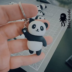 Cute Articulated Panda Keychain Digital STL & 3MF File for 3d Printing - Etsy