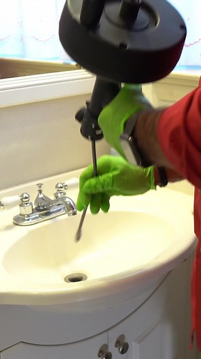 Tool #2 to unclog your drain, I have to have this nearby… #plumbing #plumber #plumberdaily #worldplumbers #diyplumbing #diyhome #tools #plumbingtools