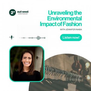 On our podcast 2 Degrees Out West, we sat down with WRA's Jennifer Inaba to discuss her work in the sustainable fashion world and why we should all pay more attention to the clothes we wear. Here are some of the amazing things that Jen is doing: >> Studying for her PhD in sustainable fashion at Prescott College. >> Working as a board member at the Las Vegas Fashion Council. >> Helping with policy and communications for Fashion Revolution USA, (which is the world's largest fashion activism moveme