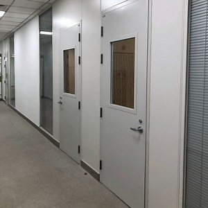 [Hot Item] Automatic Sealing Doors Clean Room Airtight Steel Doors Hospital Operating Room Theater Hermetic Sliding Medical Door