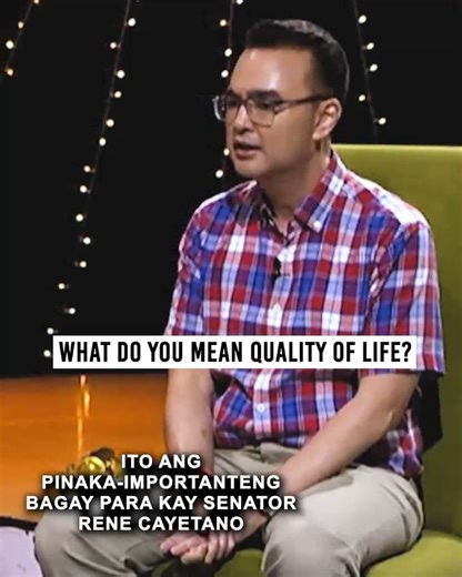 120 reactions · 91 shares | ITO ANG PINAKA-IMPORTANTENG BAGAY PARA KAY SENATOR RENE CAYETANO ''QUALITY OF YOUR RELATIONSHIP TO GOD, AND THE QUALITY OF YOUR RELATIONSHIP TO YOUR LOVE ONES'' #SenAlanPeterCayteno #SenReneCayetano | Sen. Alan Cayetano Supporters | Facebook
