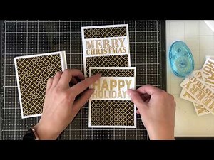 Easy and Quick Bulk Christmas Cards with Justine Hovey | Scrapbook.com