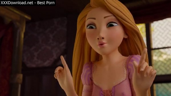 Rapunzel first time suck cock and fuck with creampie