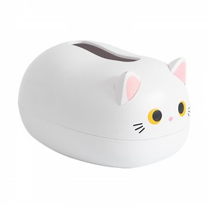 [Hot Item] Cute Cat Tissue Dispenser Storage Holder Toothpick Box Tissue Box