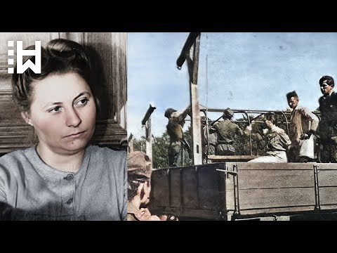 Painful public execution of sadistic Nazi Guard at Stutthof concentration camp- Jenny-Wanda Barkmann