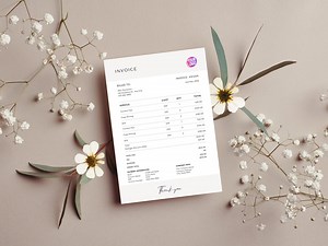 Invoice Template Editable, Simple Invoice Template, Modern Invoice, Electronic Invoice, Po Invoice, Digital Invoice, Print Invoice,e Invoice - Etsy UK