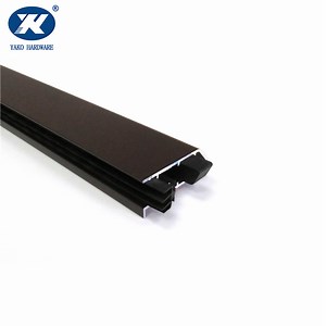 [Hot Item] Adhesive Sticker Tape Type Automatic Door Seal Surface Mounted Aluminum Auto Door Seal Strip