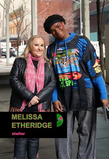 Melissa Etheridge on Gaydar Show - Wizard of Oz & Glee