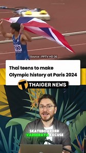 Thai Teens to Lead Nation as Flag Bearers at Paris 2024 Olympics #Olympics #Olympics2024 #Thailand #ThailandNews | The Thaiger