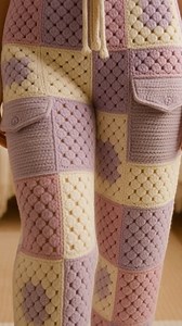 Feeling cozy in these pastel patchwork pants! 🎨✨ Which color combo would you pick for your own comfy joggers? Drop your fave emoji below and tag a friend who loves cute loungewear! 👇👀 #PatchworkPants #LoungeWear #CozyStyle #FashionTrend | Creative Ideas