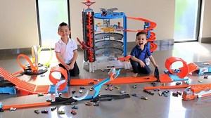 1.4K views · 27 reactions | HOT WHEELS CITY ! Cars Track Set Fun With...