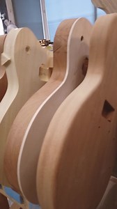 Lots of guitars going through the workshop this week - but where is everyone?. I guess Paul shot this when the tea round was called. | Gordon Smith Guitars