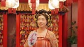 Woman wear old traditional Chinese dresses