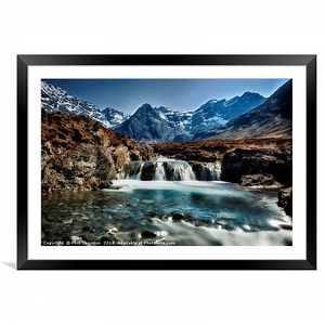 Fairy Pools, Isle Of Skye. Picture Framed & Mounted Wall Art in Colour by Phill Thornton ID #726863