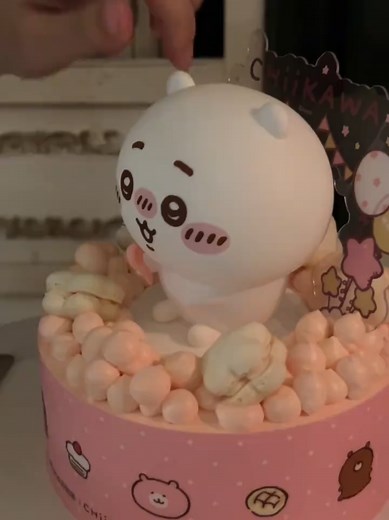 Chiikawa Cake Mukbang: Celebrating with Deliciousness
