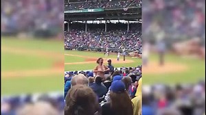 Drunk Female Cubs Fan Flashes Crowd In The Middle Of Cubs-Brewers Game