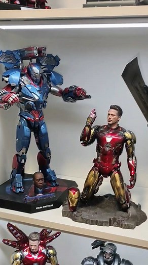 Hot Toys - Iron Man Mark 85 BD Diecast / Iron Patriot Mark II Diecast / Thanos Endgame #actionfigures #avengers #marvel #shorts | Caio Cruz