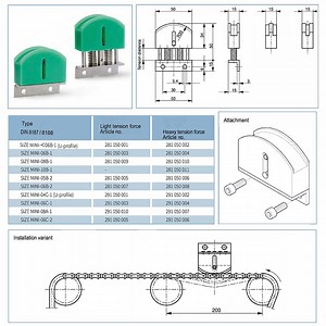 [Hot Item] ODM Conveyer Equipment Packaging Machinery Guide Linear Tensioner Timing Sprocket Conveyor Chain
