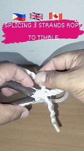 PAANO MAG SPLICE SA METAL TIMBLE, GAMIT ANG 3 STRANDS ROPE (SHORT SPLICE METHOD). #fyp #followers #highlights #safety #tiyaga #SEAMAN #TeamHilas | Crisostomo Bilaro
