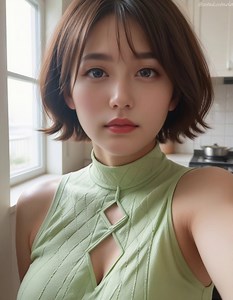 1つ目は、Mikankoさんのプロンプトをそのまま利用したもの。2つ目は、それを参考にアレンジしたもの。再現性は高くないとのことで、2つともうまくいきませんでした 😅 今後もぼちぼちチャレンジしていきます 💋#AI美女キスマークチャレンジkling2.1propinkiepie pony mix
