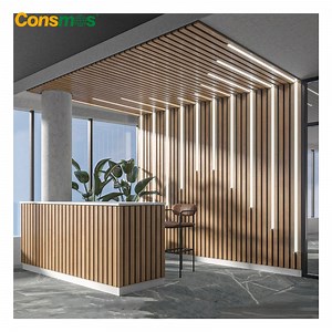 [Hot Item] Music Studio MDF Baffle Soundproof Curved Acoustic Ceiling Tiles Sound Shield Acoustic Foam Panel